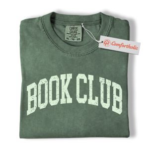 Book Club Shirt, Vintage Book T-Shirt, Reader Graphic Tee, Gift for Book Lovers, Literary Comfort Colors Shirt