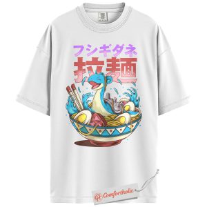 Alternative view of Lapras Shirt, PKM Shirt, Pokemon Shirt, Anime Shirt, Comfort Colors Shirt