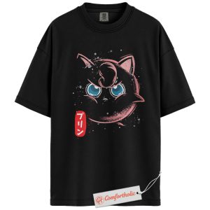 Jigglypuff Shirt, PKM Shirt, Pokemon Shirt, Anime Shirt, Comfort Colors Shirt