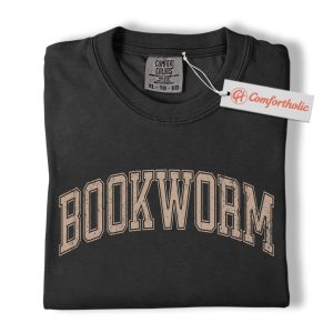 Alternative view of Bookworm Shirt, Vintage Book Shirt, Book Lover Comfort Colors Shirt