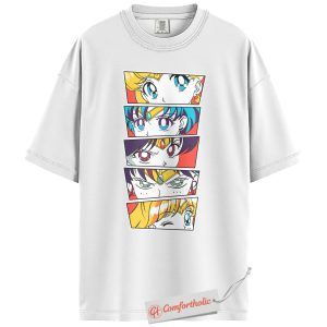 Alternative view of Sailor Moon Shirt, Anime Shirt, Comfort Colors Shirt