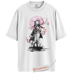 Alternative view of Nezuko Kamado Shirt, Demon Slayer Shirt, Anime Shirt, Comfort Colors Shirt