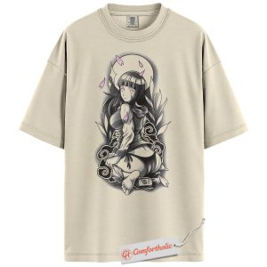 Alternative view of Hinata Hyuga Shirt, Naruto Shirt, Anime Shirt, Comfort Colors Shirt