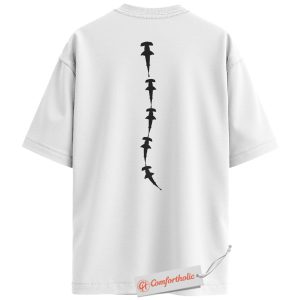 Alternative view of Hammerhead Shark Back Print Shirt, Ocean Life Shirt, Marine Biology Shirt, Sea Animal Comfort Colors Shirt
