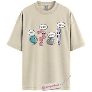 Funny Grammar Teacher Shirt, Punctuation Marks T-Shirt, Cute Educational Writing Tee, Back to School Gift, English Teacher Comfort Colors Shirt