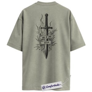 You Do Not Yield Shirt, Throne of Glass T-Shirt, Fantasy Sword Graphic Tee, Sarah J Maas Bookish Quote Comfort Colors Back Print Shirt