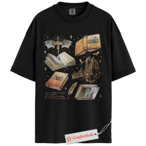 The Empyrean Series Shirt, Fourth Wing Shirt, Iron Flame Onyx Storm T-Shirt, Dragon Characters Tee, Fantasy Bookish Comfort Colors Shirt