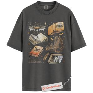 Alternative view of The Empyrean Series Shirt, Fourth Wing Shirt, Iron Flame Onyx Storm T-Shirt, Dragon Characters Tee, Fantasy Bookish Comfort Colors Shirt