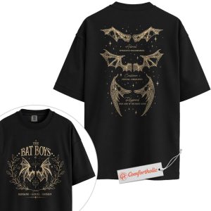 The Bat Boys Shirt, ACOTAR Night Court T-Shirt, Rhysand Azriel Cassian Tee, Crescent City Sarah J Maas Merch, Fantasy Bookish Comfort Colors Shirt 2-Sided