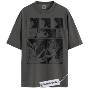 Alternative view of Tomie Kawakami Shirt, Junji Ito Shirt, Halloween T-Shirt, Horror Anime Graphic Tee, Comfort Colors Shirt