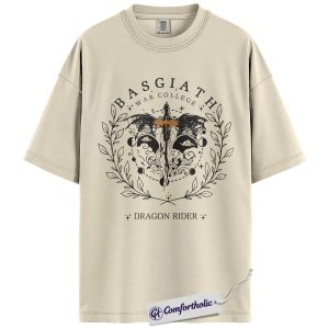 Basgiath War College Shirt, Fourth Wing Shirt, Dragon Rider T-Shirt, Fantasy Bookish Graphic Tee, Gift for Readers & Dragon Lovers, The Empyrean Series Comfort Colors Shirt