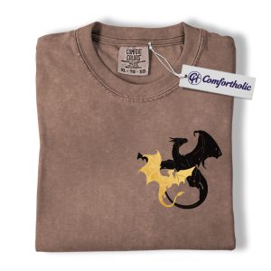 Fourth Wing Dragon Shirt, The Empyrean Series T-Shirt, Fantasy Bookish Graphic Tee, Gift for Readers & Dragon Lovers, Comfort Colors Shirt