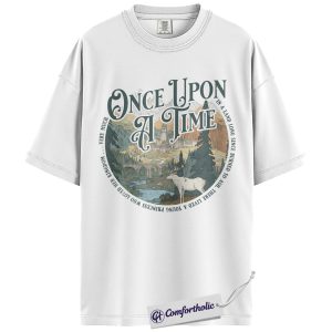 Alternative view of Once Upon A Time Shirt, Throne of Glass T-Shirt, Fantasy Bookish Graphic Tee, Gift for Readers & Sarah J. Maas Fans, Book Lover Comfort Colors Shirt