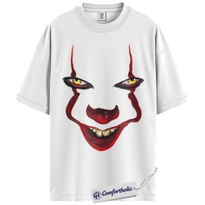Pennywise Shirt, IT Shirt, Horror Movie Graphic Tee, Halloween T-Shirt, Comfort Colors Shirt