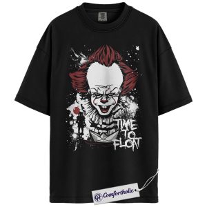 Pennywise Shirt, IT Shirt, Horror Movie Graphic Tee, Halloween T-Shirt, Comfort Colors Shirt