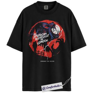 An American Werewolf in London Shirt, Horror Movie Graphic Tee, Halloween T-Shirt, Comfort Colors Shirt