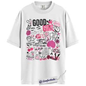 Alternative view of Good Girl Bookish Shirt, Spicy Romance Reader T-Shirt, Smut Quotes Graphic Tee, Comfort Colors Shirt