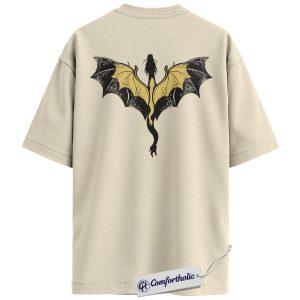 Fourth Wing Shirt, Dragon Rider T-Shirt, Fantasy Bookish Graphic Tee, Aesthetic Gift for Readers, Comfort Colors Back Print Shirt