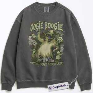 The Nightmare Before Christmas Sweatshirt, Christmas Pullover, Animated Graphic Crewneck, Christmas Comfort Colors Sweatshirt