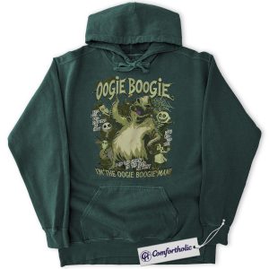 Oogie Boogie Hoodie, The Nightmare Before Christmas Hoodie, Animated Graphic Pullover, Comfort Colors Hoodie