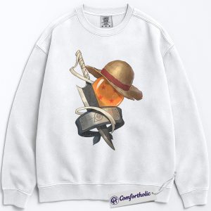 Alternative view of One Piece Sweatshirt, Naruto Sweatshirt, Dragon Ball Z Sweatshirt, Bleach Sweatshirt, Anime Graphic Sweatshirt, Comfort Colors Sweatshirt