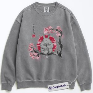 My Neighbor Totoro Sweatshirt, Studio Ghibli Sweatshirt, Anime Graphic Sweatshirt, Comfort Colors Sweatshirt