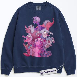 Madam Mim Sweatshirt, The Sword in the Stone Sweatshirt, Anime Graphic Pullover, Comfort Colors Sweatshirt