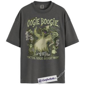 The Nightmare Before Christmas Shirt, Christmas T-Shirt, Animated Graphic Tee, Christmas Comfort Colors Shirt