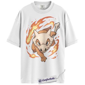 Alternative view of Cubone Shirt, Pokemon Shirt, PKM T-Shirt, Anime Graphic Tee, Comfort Colors Shirt