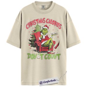 The Grinch Shirt, Christmas T-Shirt, Animated Graphic Tee, Christmas Comfort Colors Shirt
