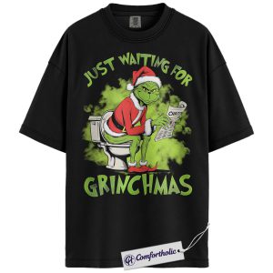 The Grinch Shirt, Christmas Shirt, Animated Graphic Tee, Comfort Colors Shirt