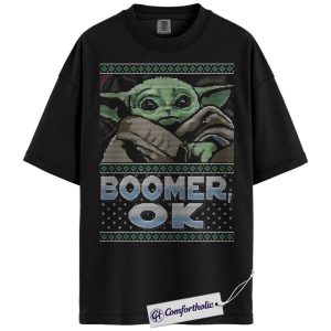 Yoda Shirt, Star Wars Shirt, Christmas Shirt, Movie Graphic Tee, Comfort Colors Shirt