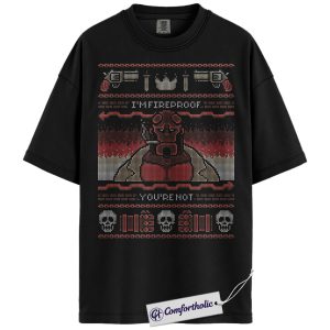 Hellboy Shirt, Christmas Shirt, Movie Graphic Tee, Comfort Colors Shirt