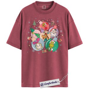 The Grinch Shirt, Christmas Shirt, Animated Graphic Tee, Comfort Colors Shirt