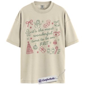 RBT Christmas Shirt, Cute ABA Therapist Holiday T-Shirt, Funny Registered Behavior Technician Graphic Tee, Christmas Gift for RBT Professionals, Christmas Comfort Colors Shirt