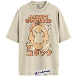 Psyduck Shirt, Pokemon Shirt, PKM T-Shirt, Anime Graphic Tee, Comfort Colors Shirt
