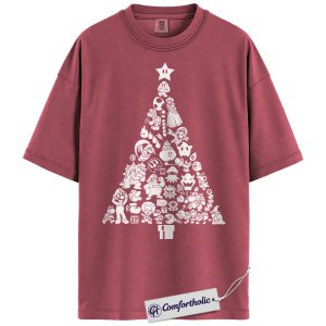 Super Smash Bros Shirt, Christmas Shirt, Game Graphic Tee, Christmas Comfort Colors Shirt