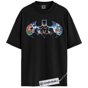 Batman Shirt, DC Comics Graphic Tee, Comfort Colors Shirt