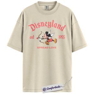 Mickey Mouse Shirt, Valentine's Day Shirt, Animated Graphic Tee, Comfort Colors Shirt