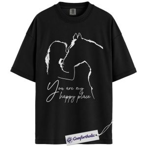 Horse Lover Shirt, Minimalist Equestrian Graphic Tee, Country Girl Aesthetic T-Shirt, Romantic Horse Quote Gift for Horse Owners, Comfort Colors Shirt