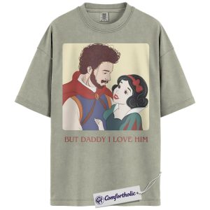 Snow White and the Seven Dwarfs Shirt, Animated Graphic Tee, Comfort Colors Shirt