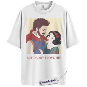 Alternative view of Snow White and the Seven Dwarfs Shirt, Animated Graphic Tee, Comfort Colors Shirt