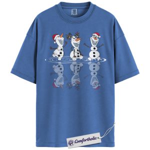 Olaf Shirt, Frozen Shirt, Christmas Shirt, Animated Graphic Tee, Comfort Colors Shirt