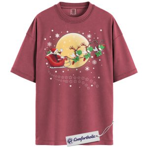 Super Mario Shirt, Christmas Shirt, Game Graphic Tee, Comfort Colors Shirt