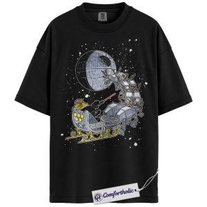 Darth Vader Shirt, Star Wars Shirt, Christmas Shirt, Movie Graphic Tee, Comfort Colors Shirt