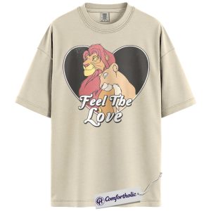 The Lion King Shirt, Valentine's Day Shirt, Animated Graphic Tee, Comfort Colors Shirt