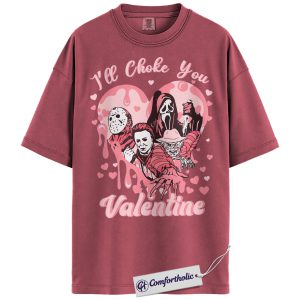 Ghostface Shirt, Michael Myers Shirt, Jason Voorhees Shirt, Valentine's Day Shirt, Horror Graphic Tee, Comfort Colors Shirt