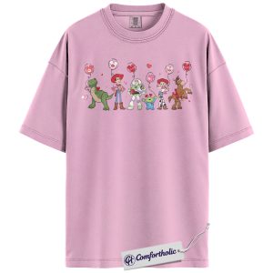 Toy Story Shirt, Valentine's Day Shirt, Animated Graphic Tee, Comfort Colors Shirt