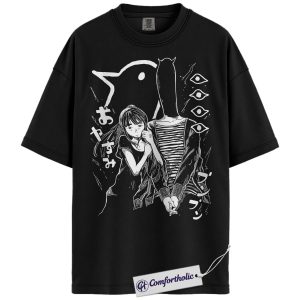 Aiko Tanaka Shirt, Punpun Onodera Shirt, Goodnight Punpun Shirt, Anime Graphic Tee, Comfort Colors Shirt