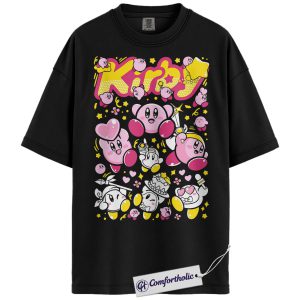 Kirby Shirt, Game Graphic Tee, Comfort Colors Shirt